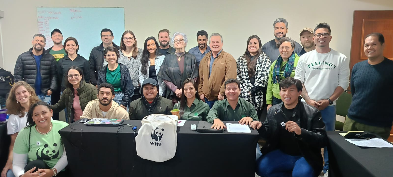 Participantes do Encontro de Implementadores de Restauração Ecológica das Cabeceiras do Pantanal — WWF-Brasil, junho de 2026